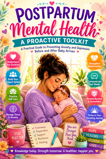 Postpartum Mental Health: A Proactive Toolkit A Complete Guide to Preparing for the Emotional Transition into Parenthood with Daily Check-Ins