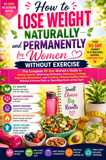 How to Lose Weight Naturally and Permanently for Women Without Exercise